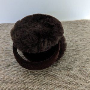 New Brown Lamb Genuine Fur Earmuffs